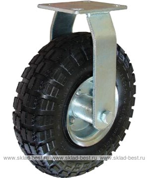 Неповоротные стальное колесо с резиной FC 1000
